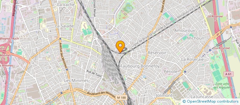 localisation de l'entreprise INDIVISON GUERRACHE / JANVIER STEPHANE ET ADELINE à TOULOUSE