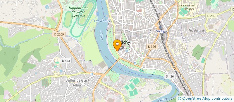 localisation de l'entreprise INDIVISON GUIBOUX BODEZ à VICHY