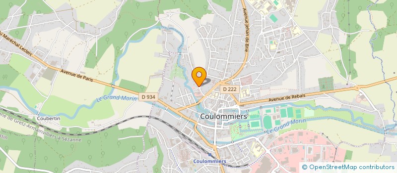 localisation de l'entreprise INDIVISON GUITEL ET DE SUREMAIN  COULOMMIERS
