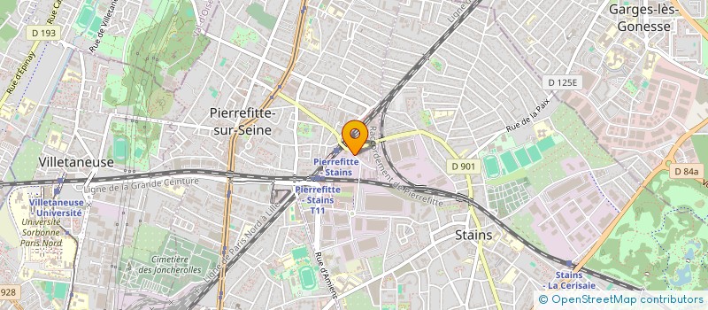localisation de l'entreprise INDIVISON SOLARZ à PIERREFITTE-SUR-SEINE