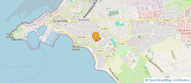 localisation de l'entreprise INDIVITION HACQUEVILLE  GRANVILLE