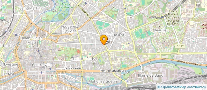 localisation de l'entreprise INDIVMETZ  RENNES