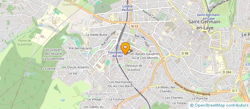 localisation de l'entreprise INDIVSION GHODBANE & CIE  SAINT-GERMAIN-EN-LAYE