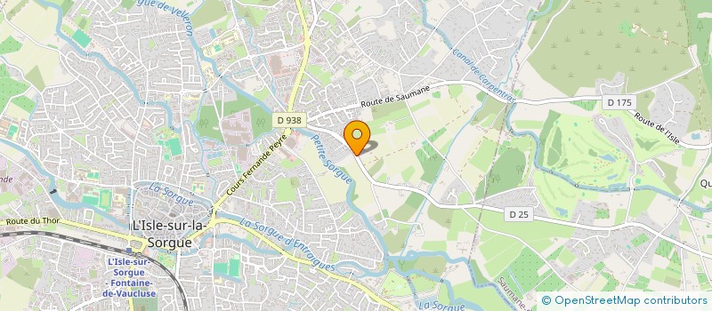 localisation de l'entreprise INDIVSION O SULLIVAN ET CHERNIAK  L'ISLE-SUR-LA-SORGUE