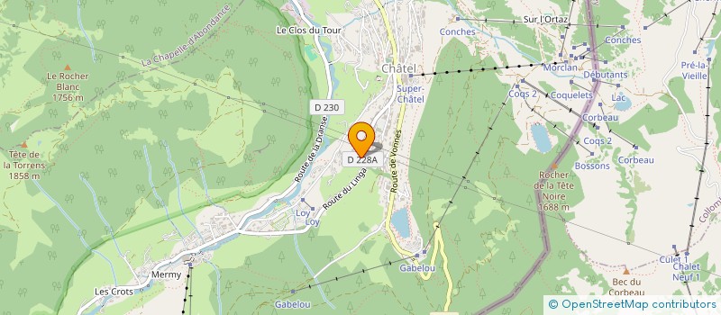 localisation de l'entreprise INDIVSION PANTER à CHATEL