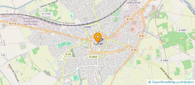 localisation de l'entreprise INDIZ EVENTS à LUNEL