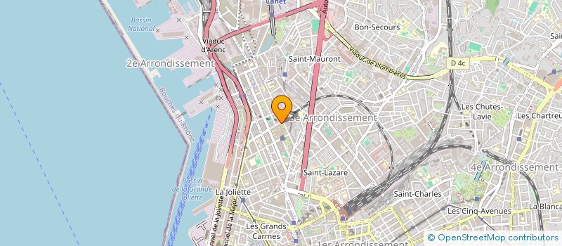 localisation de l'entreprise INDMOD à MARSEILLE