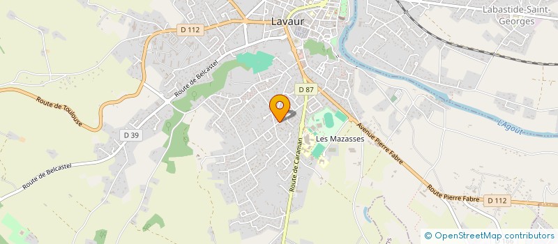 localisation de l'entreprise INDO IMMO  LAVAUR