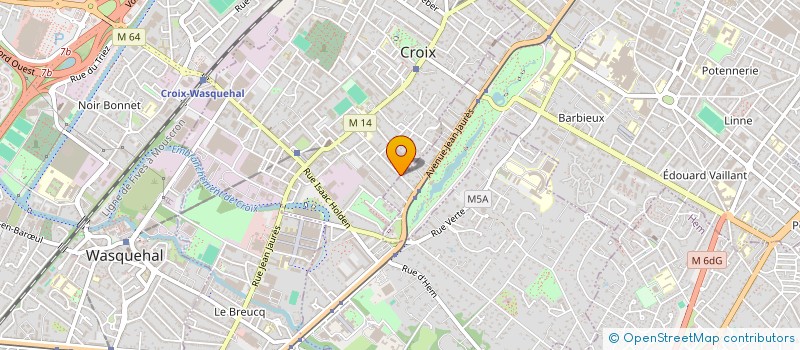 localisation de l'entreprise INDOFLANDRES à CROIX