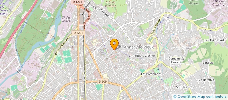 localisation de l'entreprise INDOOR à ANNECY