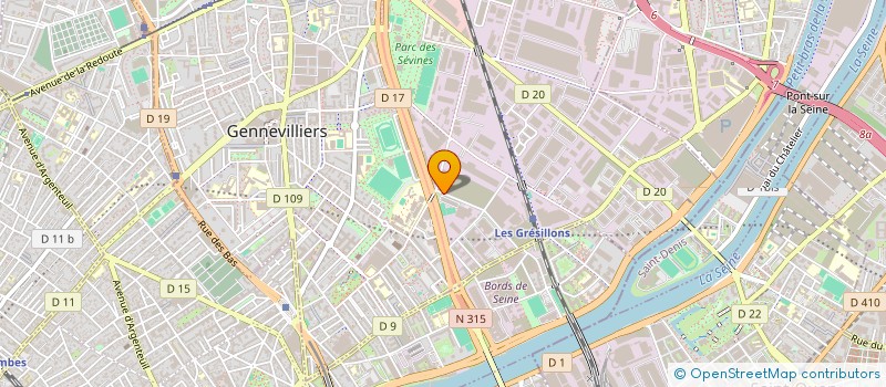 localisation de l'entreprise INDOOR BEACH CLUB  GENNEVILLIERS