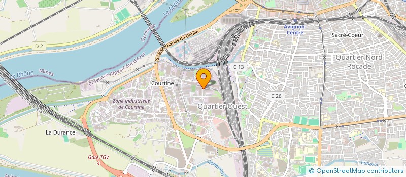 localisation de l'entreprise INDOOR FOOT AVIGNON  AVIGNON