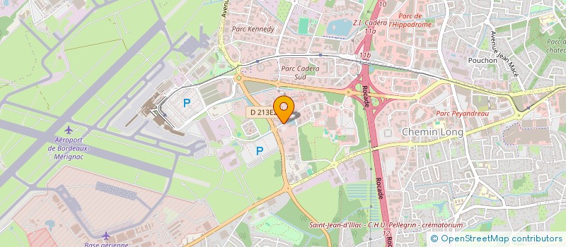 localisation de l'entreprise INDOTECK  MERIGNAC