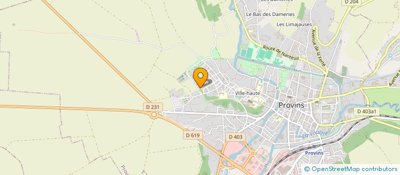 localisation de l'entreprise INDRA à PROVINS