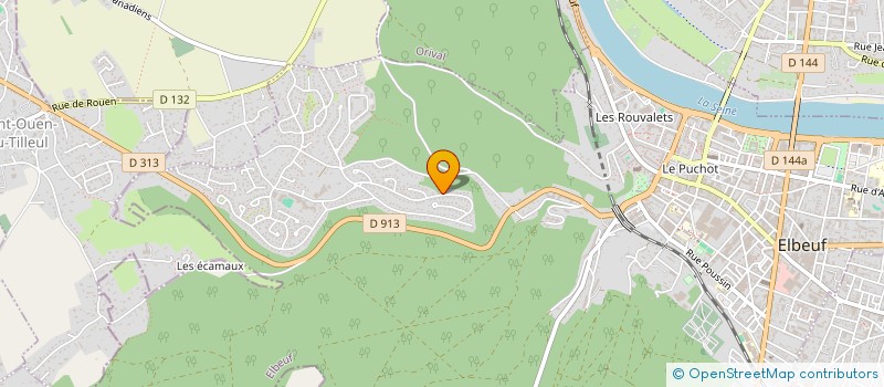 localisation de l'entreprise INDRA INGENIERIE à ELBEUF