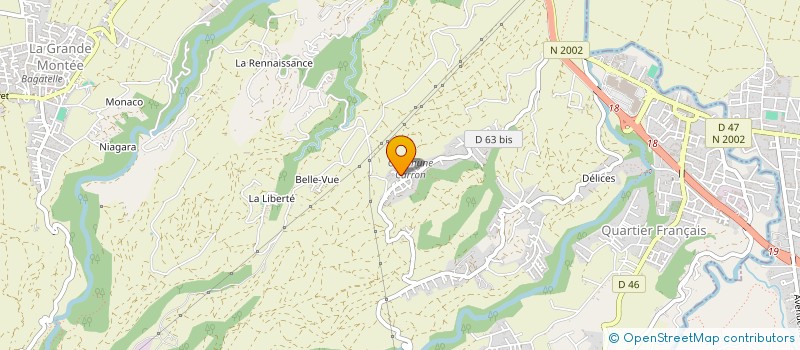 localisation de l'entreprise INDRA PALLI COUDAM à SAINTE-SUZANNE
