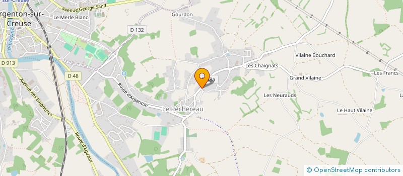 localisation de l'entreprise INDRE ATHLETIC CLUB à LE PECHEREAU