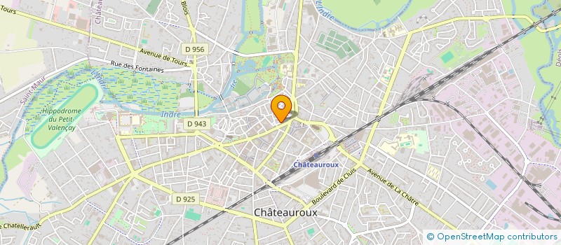 localisation de l'entreprise INDRE FINANCEMENTS ENTREPRISES à CHATEAUROUX
