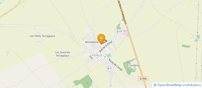 localisation de l'entreprise INDRE IMPACT à VINEUIL