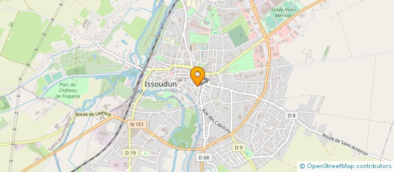 localisation de l'entreprise INDRE2028 à ISSOUDUN