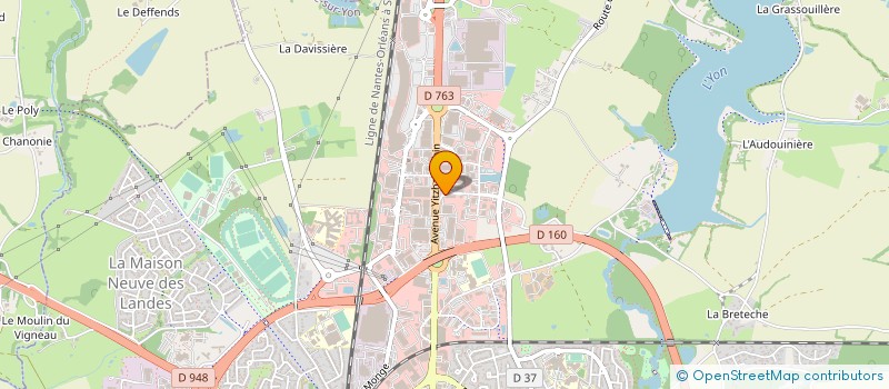 localisation de l'entreprise INDRIX à LA ROCHE-SUR-YON