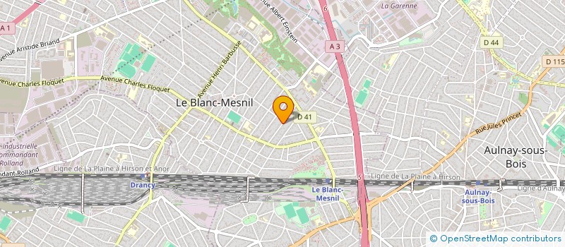 localisation de l'entreprise INDS à LE BLANC-MESNIL