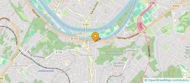 localisation de l'entreprise INDS CONSULTING  BOUGIVAL