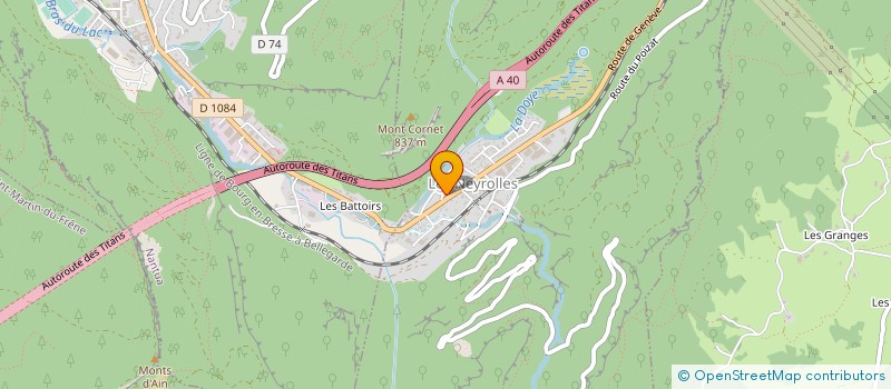 localisation de l'entreprise INDUBA INDUSTRIE DU BATIMENT  LES NEYROLLES