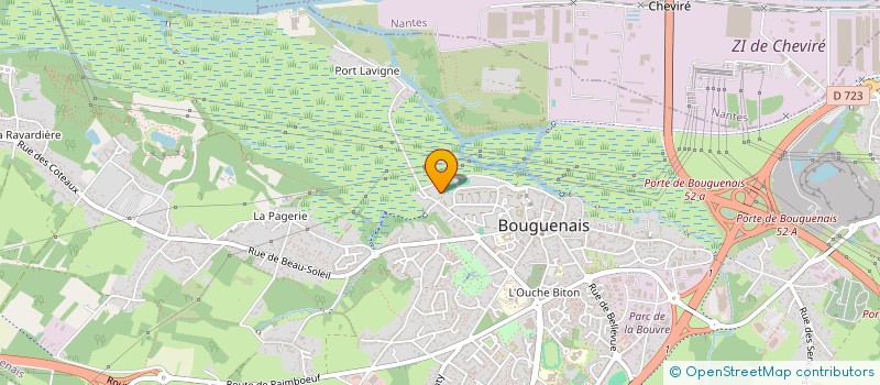 localisation de l'entreprise INDUMAR à BOUGUENAIS