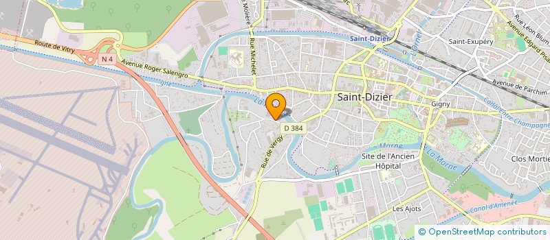 localisation de l'entreprise INDUMECA à SAINT-DIZIER