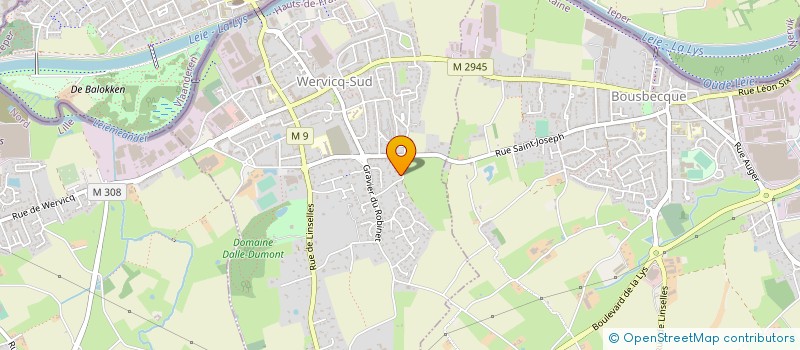 localisation de l'entreprise INDUMENTIS  WERVICQ-SUD