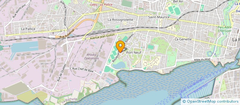 localisation de l'entreprise INDUROC à LA ROCHELLE