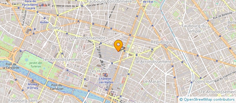 localisation de l'entreprise INDUS à PARIS
