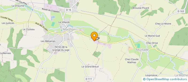 localisation de l'entreprise INDUS DESIGN  MARTHON