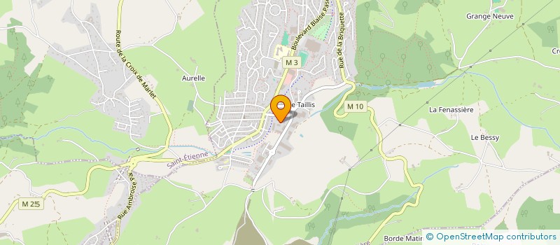 localisation de l'entreprise INDUS ELEC à SAINT-ETIENNE