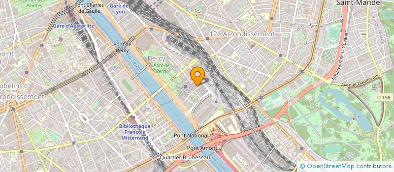 localisation de l'entreprise INDUS FOOD TRADE à PARIS