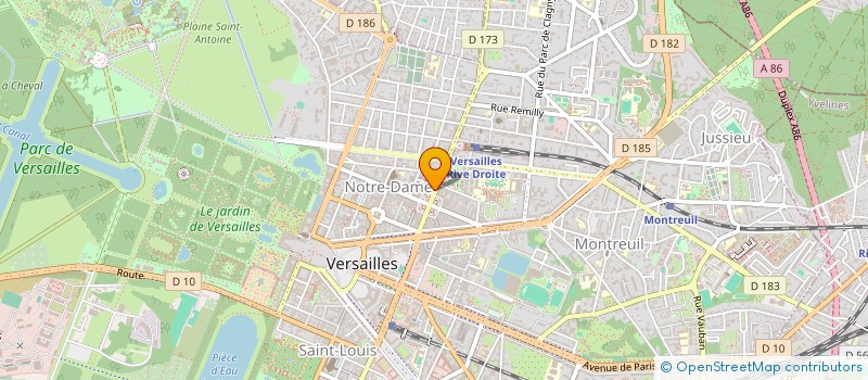 localisation de l'entreprise INDUS-SOLUTION à VERSAILLES