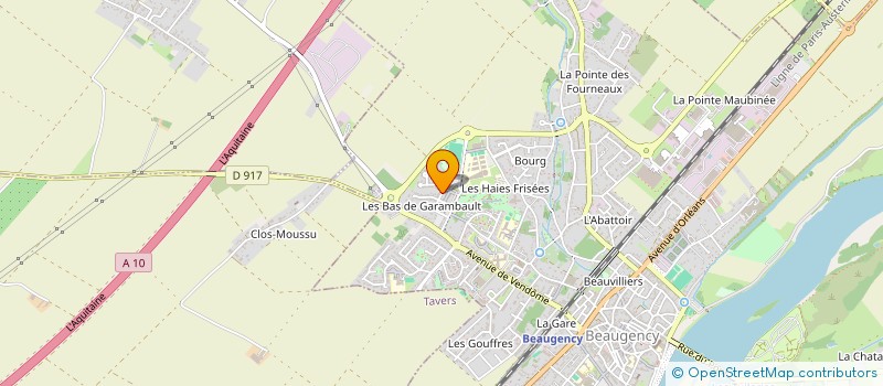 localisation de l'entreprise INDUS SUCCESS à BEAUGENCY