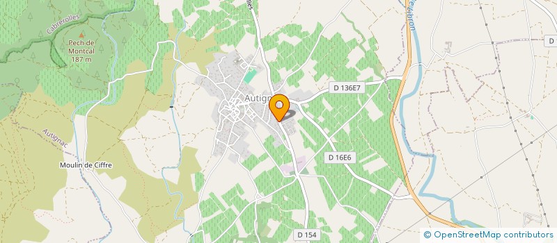 localisation de l'entreprise INDUSBAT  AUTIGNAC