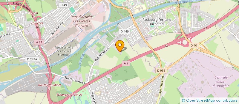 localisation de l'entreprise INDUSINVEST GROUP à DOUCHY-LES-MINES