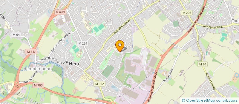 localisation de l'entreprise INDUSRBX  HEM