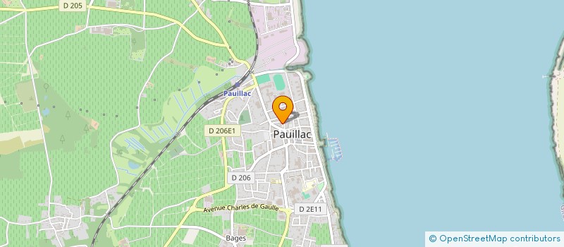 localisation de l'entreprise INDUSTEM SARL à PAUILLAC