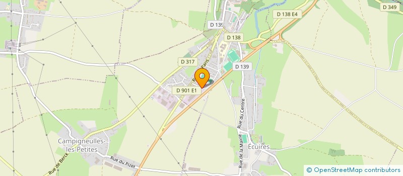 localisation de l'entreprise INDUSTIMMO  ECUIRES