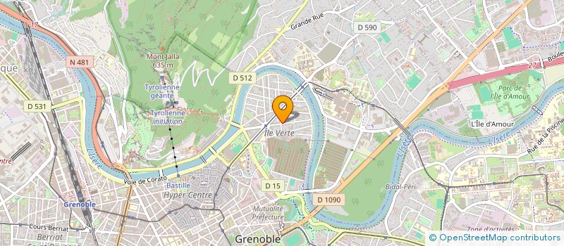 localisation de l'entreprise INDUSTRI'AILES à GRENOBLE