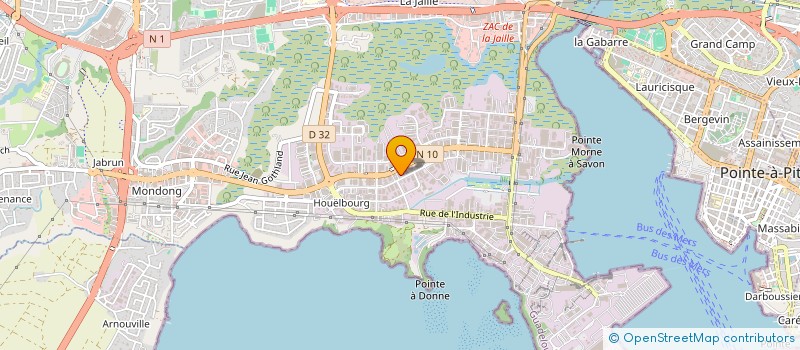 localisation de l'entreprise INDUSTRIA TRENTE SIX  BAIE-MAHAULT