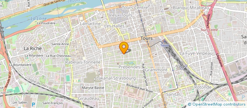 localisation de l'entreprise INDUSTRIAL CAMPUS FACTORY  TOURS