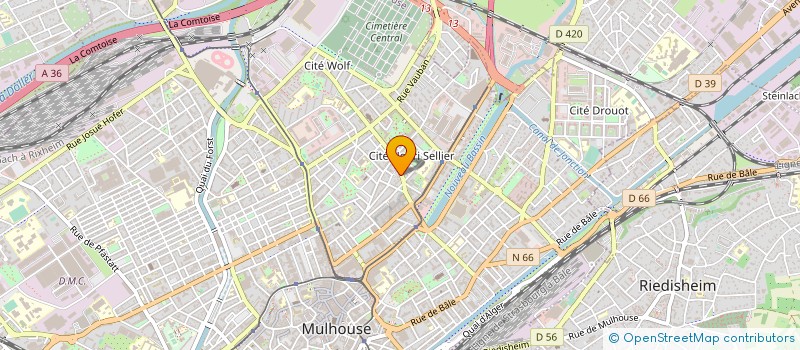 localisation de l'entreprise INDUSTRIAL CLEANING  MULHOUSE