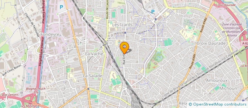 localisation de l'entreprise INDUSTRIAL CLEANING COMPAGNY à TOULOUSE