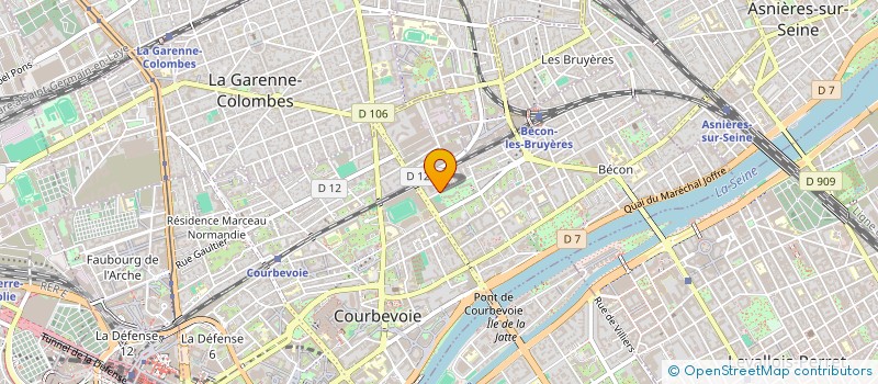 localisation de l'entreprise INDUSTRIAL DEVELOPMENT STRATEGY INT à COURBEVOIE