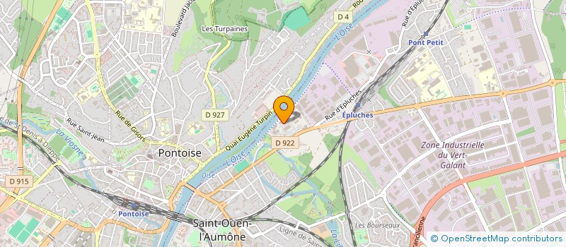 localisation de l'entreprise INDUSTRIAL ORGANIS PRODUCT INFORMATIQUES à SAINT-OUEN-L'AUMONE